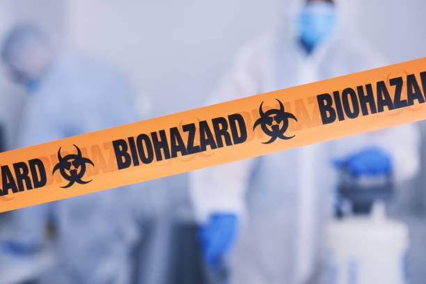 Professional Biohazard Cleanup technician working in Breckenridge, TX